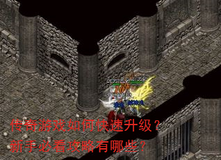 传奇游戏如何快速升级?新手必看攻略有哪些? 传奇游戏如何快速升级?新手必看攻略有哪些?