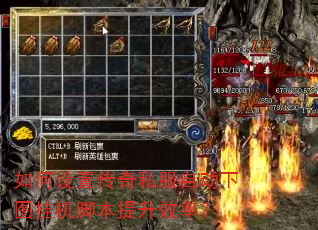 如何设置传奇私服自动下图挂机脚本提升效率? 如何设置传奇私服自动下图挂机脚本提升效率?