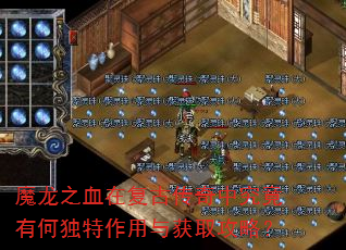魔龙之血在复古传奇中究竟有何独特作用与获取攻略? 魔龙之血在复古传奇中究竟有何独特作用与获取攻略?