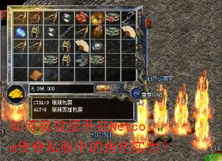 如何有效提升在Netcom传奇私服中的角色实力? 如何有效提升在Netcom传奇私服中的角色实力?