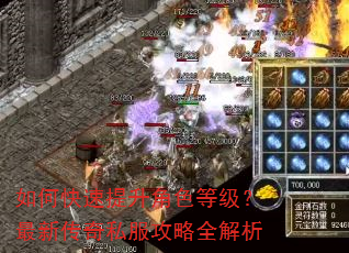 如何快速提升角色等级?最新传奇私服攻略全解析 如何快速提升角色等级?最新传奇私服攻略全解析