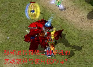 想知道传奇战士狮子吼的实战效果与使用技巧吗? 想知道传奇战士狮子吼的实战效果与使用技巧吗?
