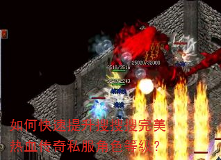 如何快速提升搜搜搜完美热血传奇私服角色等级? 如何快速提升搜搜搜完美热血传奇私服角色等级?