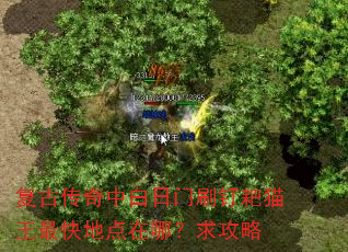 复古传奇中白日门刷钉耙猫王最快地点在哪?求攻略 复古传奇中白日门刷钉耙猫王最快地点在哪?求攻略
