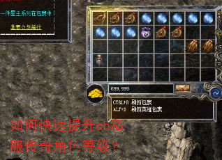 如何快速提升ch私服传奇角色等级? 如何快速提升ch私服传奇角色等级?