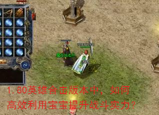1.80英雄合击版本中,如何高效利用宝宝提升战斗实力? 1.80英雄合击版本中,如何高效利用宝宝提升战斗实力?